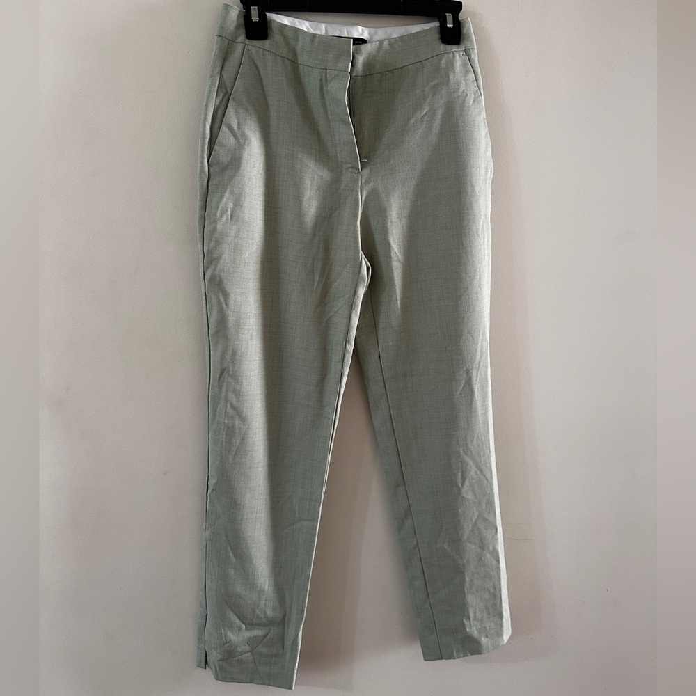 Zara Sage Green Trousers Dress Pants